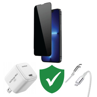 Combo VIP iPhone 14 Plus cũ (Cốc 20W+Cáp C to L Innostyle+Dán DEKEY+VIP 1 đổi 1 12 Tháng)