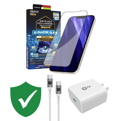 Combo VIP iPhone 15 Pro Max cũ (Cốc 20W+Cáp C to C 9FIT+Dán DEKEY+VIP 1 đổi 1 12 Tháng)