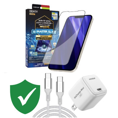 Combo VIP iPhone 15 Pro Max cũ (Cốc 20W+Cáp C to C Innostyle+Dán DEKEY+VIP 1 đổi 1 12 Tháng)