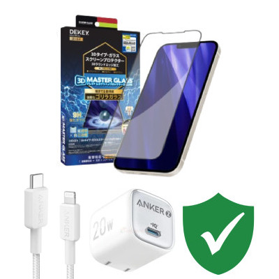 Combo VIP iPhone 12/12 Pro Max cũ (Cốc 20W+Cáp C to L ANKER+Dán DEKEY+VIP 1 đổi 1 12 Tháng)