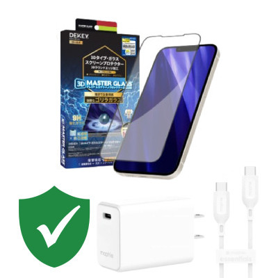 Combo VIP iPhone 15 Pro Max cũ (Cốc 30W+Cáp C to C MOPHIE+Dán DEKEY+VIP 1 đổi 1 12 Tháng)