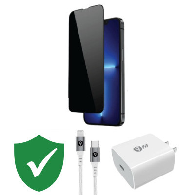 Combo VIP iPhone 14 cũ (Cốc 20W+Cáp C to L 9FIT+Dán DEKEY+VIP 1 đổi 1 12 Tháng)