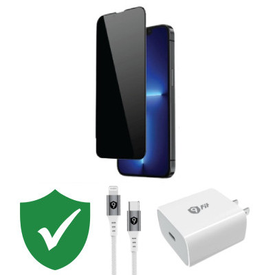 Combo VIP iPhone 14 Plus cũ (Cốc 20W+Cáp C to L 9FIT+Dán DEKEY+VIP 1 đổi 1 12 Tháng)