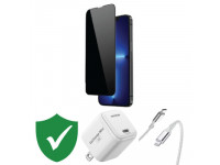 Combo VIP iPhone 13/ 13 Pro cũ (Cốc 20W+Cáp C to L Innostyle+Dán DEKEY+VIP 1 đổi 1 12 Tháng)