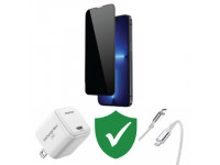 Combo VIP iPhone 14 Plus cũ (Cốc 20W+Cáp C to L Innostyle+Dán DEKEY+VIP 1 đổi 1 12 Tháng)
