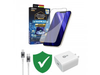 Combo VIP iPhone 12/12 Pro Max cũ (Cốc 20W+Cáp C to L 9FIT+Dán DEKEY+VIP 1 đổi 1 12 Tháng)