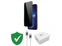 Combo VIP iPhone 13/ 13 Pro cũ (Cốc 20W+Cáp C to L 9FIT+Dán DEKEY+VIP 1 đổi 1 12 Tháng)