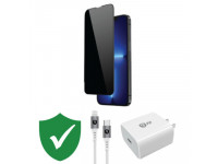 Combo VIP iPhone 14 Plus cũ (Cốc 20W+Cáp C to L 9FIT+Dán DEKEY+VIP 1 đổi 1 12 Tháng)