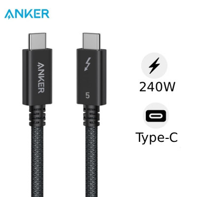 Cáp sạc Anker Thunderbolt 5 240W 80gbps 0,5m A84N1