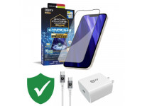 Combo VIP iPhone 16 Pro Max cũ (Cốc 20W+Cáp C to C 9fit+Dán Dekey+VIP 1 đổi 1 12 Tháng)