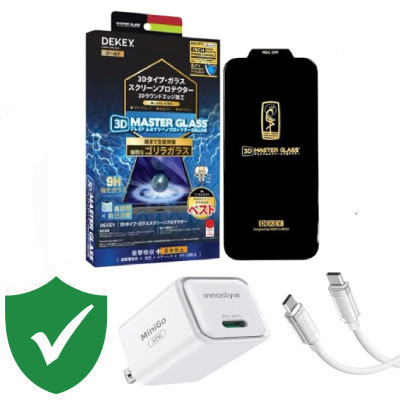 Combo VIP iPhone 16 Plus cũ (Cốc 30W+Cáp C to C Innostyle+Dán Dekey+VIP 1 đổi 1 12 Tháng)