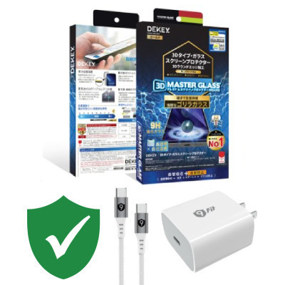 Combo VIP iPhone 15 Pro cũ (Cốc 20W+Cáp C to C 9FIT+Dán DEKEY+VIP 1 đổi 1 12 Tháng)