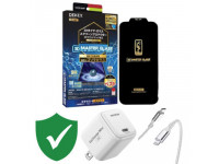 Combo VIP iPhone 13/ 13 Pro cũ (Cốc 20W+Cáp C to L Innostyle+Dán DEKEY+VIP 1 đổi 1 12 Tháng)