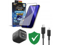 Combo VIP iPhone 14 Plus cũ (Cốc 20W+Cáp C to L ANKER+Dán DEKEY+VIP 1 đổi 1 12 Tháng)