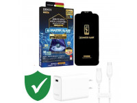 Combo VIP iPhone 15 Pro cũ (Cốc 30W+Cáp C to C MOPHIE+Dán DEKEY+VIP 1 đổi 1 12 Tháng)