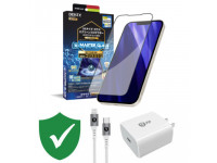 Combo VIP iPhone 13/ 13 Pro cũ (Cốc 20W+Cáp C to L 9FIT+Dán DEKEY+VIP 1 đổi 1 12 Tháng)