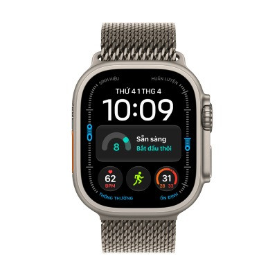 Apple Watch Ultra 4 49mm GPS + Cellular - Viền Titan dây Milan size S 2