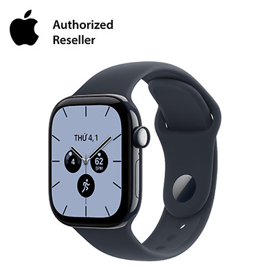 Apple Watch Series 12 42mm GPS + Cellular - Viền Gốm, Dây Cao Su Size S/M Xanh Đêm