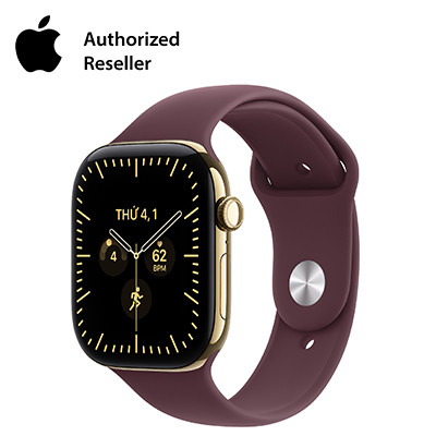 Apple Watch Series 12 46mm GPS + Cellular - Viền Titan, Dây Cao Su Size S/M | Chính hãng Việt Nam