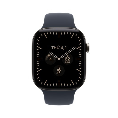 Apple Watch Series 12 46mm GPS + Cellular - Viền Titan, Dây Cao Su Size M/L 2