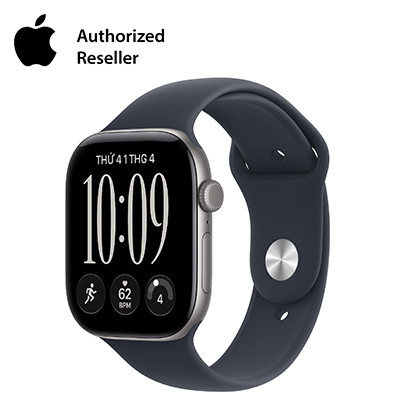 Apple Watch Series 12 46mm GPS - Viền Nhôm, Dây Cao Su Size M/L Xám Không Gian