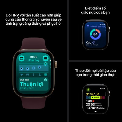 Apple Watch Series 12 46mm GPS - Viền Nhôm, Dây Cao Su Size S/M 5