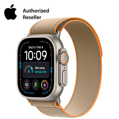 Apple Watch Ultra 4 49mm GPS + Cellular - Viền Titan dây Trail size M/L Tự Nhiên