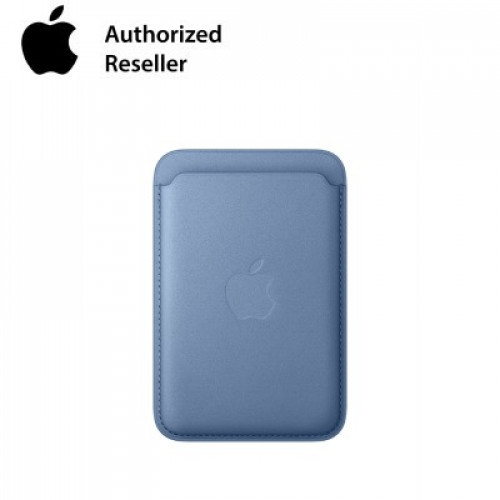 Ví Vải Tinh Dệt MagSafe cho iPhone 2026 Xanh Hoa Dại