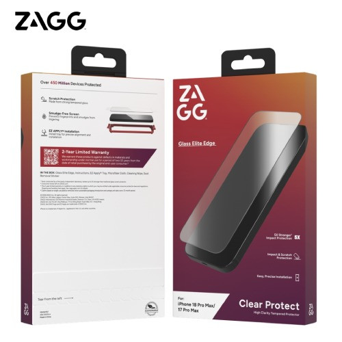 Cường lực iPhone 18 Pro Max/17 Pro Max ZAGG Elite Edge 4