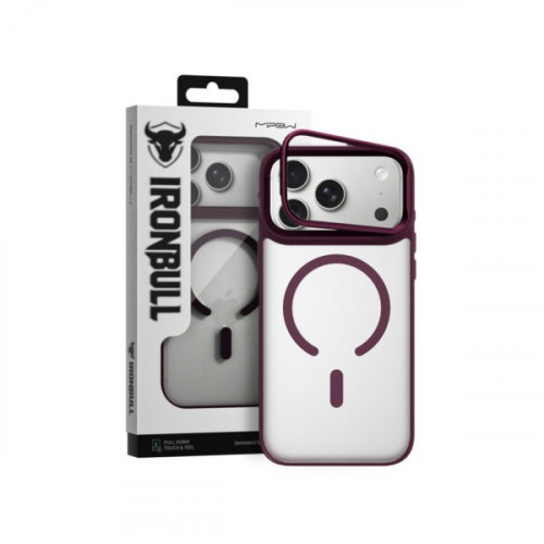 Ốp lưng MagSafe iPhone 18 Pro Max Mipow Ironbull MATTEX tích hợp giá đỡ camera