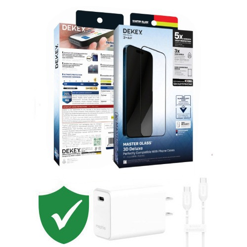 Combo VIP iPhone 16 Plus cũ (Cốc 30W+Cáp C to C Mophie+Dán Dekey+VIP 1 đổi 1 12 Tháng)