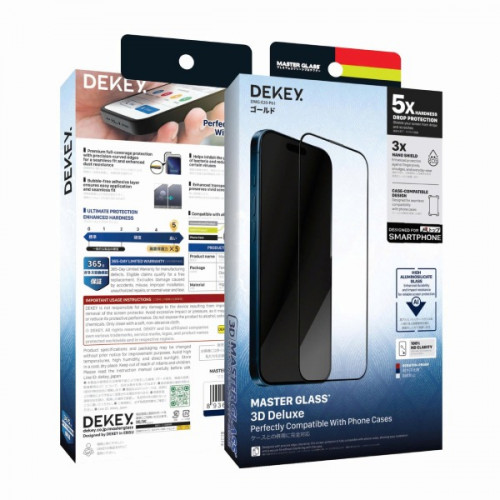 Miếng dán cường lực iPhone 12/ 12 Pro Dekey Deluxe
