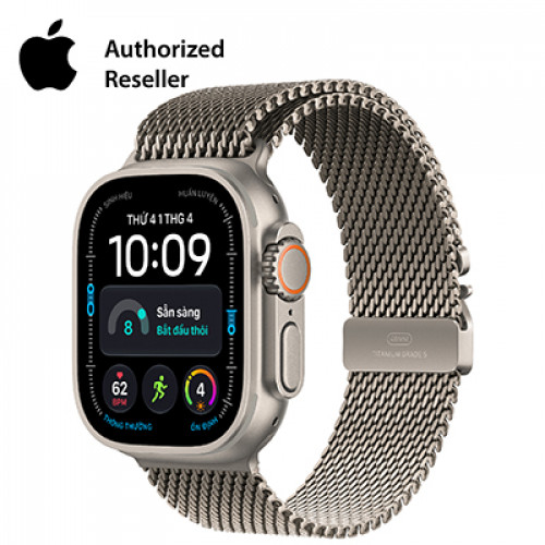Apple Watch Ultra 4 49mm GPS + Cellular - Viền Titan dây Milan size S | Chính hãng Việt Nam