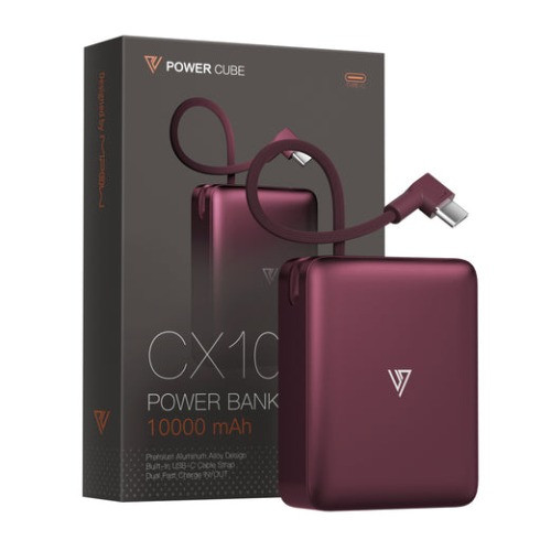 Pin dự phòng MIPOW Ultra Mini Aluminum 10000mAh Đỏ