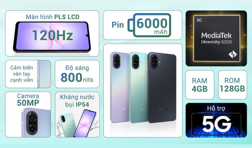 Samsung Galaxy A07 5G 4GB/128GB cũ 3