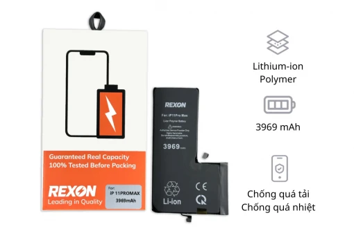 Thay pin iPhone 11 Pro Max Rexon