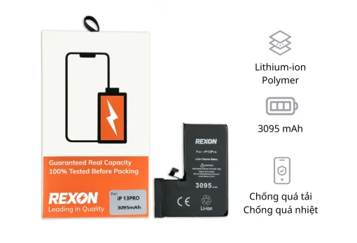Thay pin iPhone 13 Pro Rexon
