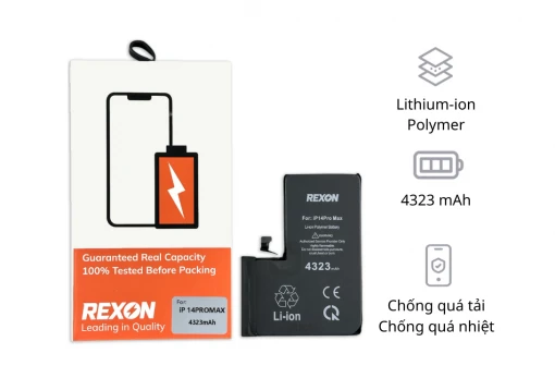 Thay pin iPhone 15 Pro Max Rexon