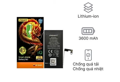 Thay pin iPhone 15 Pisen dung lượng siêu cao