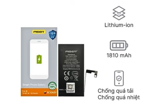 Thay pin iPhone 6 pin  Pisen dung lượng chuẩn