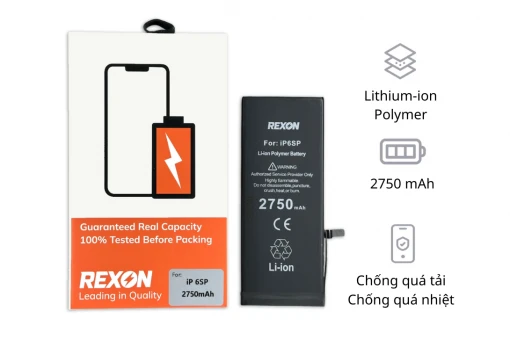 Thay pin iPhone 6s Plus Rexon