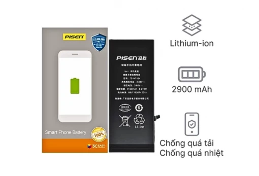 Thay pin iPhone 7 Plus Pin Pisen dung lượng chuẩn