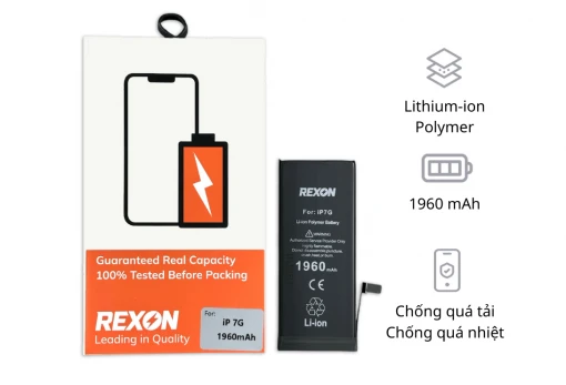 Thay pin iPhone 7 Rexon