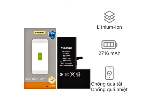 Thay pin iPhone XS Pisen dung lượng chuẩn