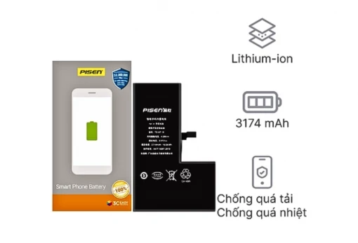 Thay pin iPhone XS Max Pisen dung lượng chuẩn