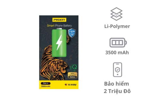 Thay pin iPhone 11 Pisen dung lượng siêu cao