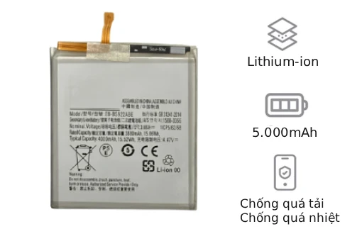 Thay pin Samsung S24 Ultra - Pin Pisen dung lượng chuẩn
