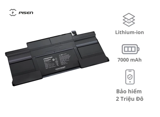 Thay Pin MacBook Air A1405, A1369, A1466, A1377, A1496 chính hãng Pisen