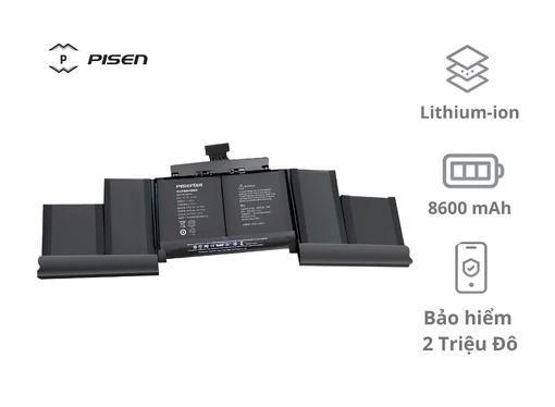 Thay Pin MacBook Pro A1494, A1618, A1398, (2013-2015) chính hãng Pisen