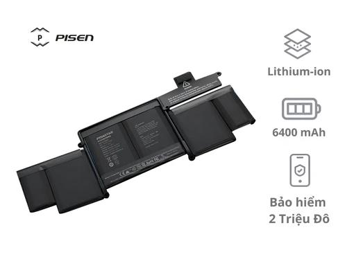 Thay Pin MacBook Pro Retina A1502, A1582 (2015) chính hãng Pisen